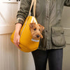 Mustard Wax & Cream Sherpa Dog Carrier