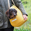 Mustard Wax & Cream Sherpa Dog Carrier