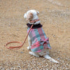 Macaroon Check Tweed Dog Coat