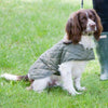 Olive Quilted Dog Coat