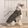 Olive Waxed Waterproof Dog Coat