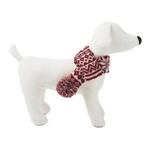 Snowflake Dog Scarf