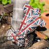 Personalised Union Jack Squeaky Bone Dog Toy